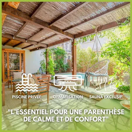Appartement Escale Zen - Sauna Exclusif&Piscine Privée I Idéal Pro&Couple I Terrasse I 5min Port Toulon I WIFI HD - Design Élégant&Moderne
