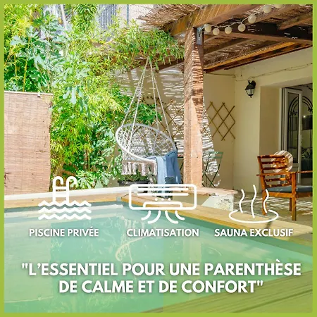 Escale Zen - Sauna Exclusif&Piscine Privée I Idéal Pro&Couple I Terrasse I 5min Port Toulon I WIFI HD - Design Élégant&Moderne * Toulon