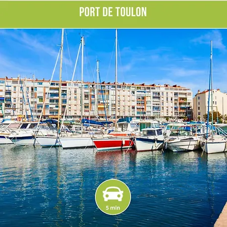 Escale Zen - Sauna Exclusif&Piscine Privée I Idéal Pro&Couple I Terrasse I 5min Port Toulon I WIFI HD - Design Élégant&Moderne Appartement *